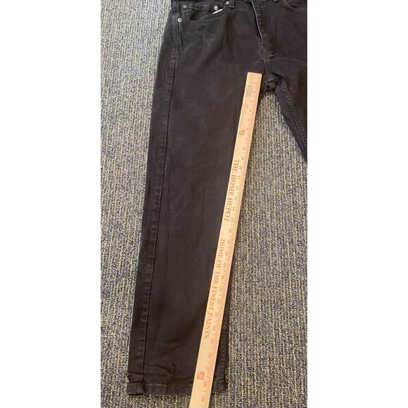 Levis 505 Jeans Mens 34x30 Gray Regular Fit Straight Leg Denim Pants Y2K - Picture 3 of 8